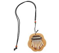 DRESSOOS 8-note Wooden Kalimba Thumb Piano for Beginners Portable Cartoon Shape Finger Piano Solid Beech Wood Mini Musical Instrument for Boys and Girls and Adults