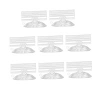 DRESSOOS 8pcs Aquarium Cup Clips for Fish Tank Isolation Plates Tooth Clamps for Dividing Aquariums and Preventing Fish Fighting