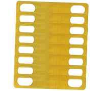 DRESSOOS 8pcs Guitar Neck Shims Set Brass Heightening Gaskets for Electric Bass Guitar Metal Neck Joint Plates Luthier Accessories for Precision Adjustments