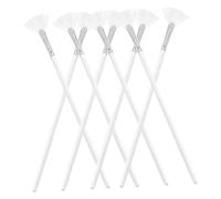 DRESSOOS 8pcs Long Handle Facial Mask Brush Brush Cleansing Makeup Tools Organizer Skincare Collagen Mask Foaming Highlighters Face Wipes Highlighters Makeup Facial Pore Nylon