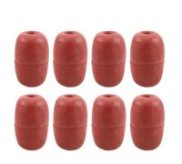 DRESSOOS 8pcs Rope Float Buoy Tube Rope Float Buoy Red Lightweight Easy Installation Crab Traps