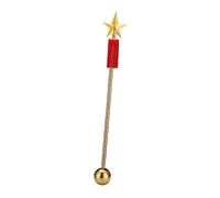 DRESSOOS 90cm Gold Stainless Steel Music Conductor Baton for Concerts and Military Band Performances, Sturdy Drum Major Staff for Parades and Shows