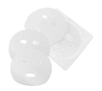 DRESSOOS Abs Mold Tray Plates for Diy Face Mud Mask Reusable Washable Skin-friendly Face Mask Making Set for Home Salon