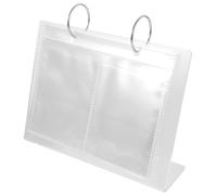DRESSOOS Acrylic Carry Capacity with Storage Sticker Nail Art to Large Or Album Easy and Display Individually Organising for Decals at Home Salon