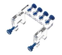 DRESSOOS Acrylic Fish Tank Clip Titration Pump Hose Fixing Rack Tube Clamp for Aquarium Lily Pipe Set Slots Mm Max Thickness