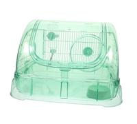 DRESSOOS Acrylic Hamster Cage Openable Top Hamster House for Guinea Pig Breathing Pet Carrier