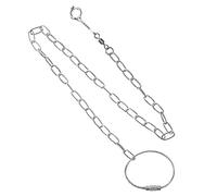 DRESSOOS Adjustable Stainless Steel Bird Leash Parrot Foot Chain Open Loop Design for Bird Training and Traction Suitable for