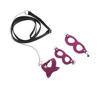 DRESSOOS Adjustable Sugar Glider Traction Rope Bite-Resistant Small PET Leash for Outdoor Use 1 Set of Sturdy Sugar Glider Harness Quick Clip Random Style