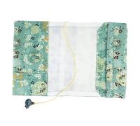 DRESSOOS Adjustable Wear-Resistant with Cover Book Green Cloth Pattern Beautiful Practical Protective Sleeve and Personal Applications and School Use
