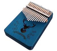 DRESSOOS African Instrument Wooden Finger Piano 17 Notes Portable Music Instrument for All Ages