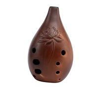 DRESSOOS Ancient Chinese Xun Flute Ceramic Xun Traditional Music Instrument for Beginners Performers Random Style