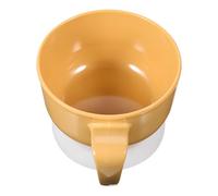 DRESSOOS Anti-Spill Suction Bowl for Elderly with Assistive Eating and Antishake Silicone Technology, Adaptive Self-Feeding Dinnerware for Seniors, Yellow Suction Base Plate for Disabled