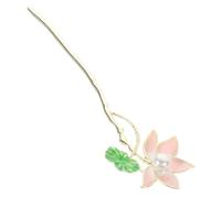 DRESSOOS Antique Lotus Hairpin Elegant Flower Hair Stick Traditional Chinese Style Hair Chopstick Accessory for Vintage Outfits and Updos for Kimono and Looks