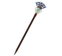 DRESSOOS Antique Style Wooden Hair Chopstick Glaze Elegant Hairpin for Women for Weddings Proms and Special Occasions Lightweight Retro Hair Accessory