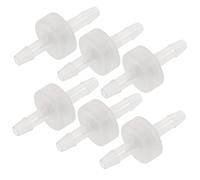 DRESSOOS Aquarium Air Pump Check Valve Set 6 Pack Liquid Transfer Check Valve Vacuum Check Valve Barb Check Valve