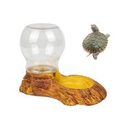 DRESSOOS Automatic Water Feeder for Reptiles Turtles Pet Drinking Fountain Craft Easy Cleaning Bowl