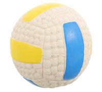 DRESSOOS Balls of Teeth Grinding Balls Squeaky The Catch Dog Chew Puppy Chew Volleyball Interactive Soft Puppy Pet Teething Chuck Tough Wag Rubber