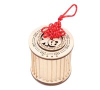 DRESSOOS Bamboo Insect Cage Handcrafted Round Crickets Carrier for Outdoor Adventures Smooth Surface for Safe Handling for Nature Exploration Elegant and Natural Design