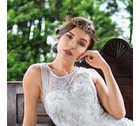 DRESSOOS Barbed Wire Thorn Crown Headband for Women and Men, Gold Renaissance Party Crown, Homecoming King Costume Accessory, Prom and Festival Headpiece