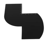 DRESSOOS Barber Measurement Tool Hairline Card with Precision Measurement and Reusable Pp Material for Accurate Beard and Hairline Shaping in Barber Shops and Home Use