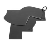 DRESSOOS Beard Line up Tool with Measurement Ruler for Precise Hairline Shaping and Beard Grooming, Pvc Material, Reduces Errors and Improves Salon Efficiency, Suitable for Barbers
