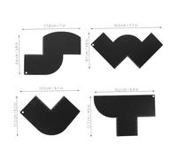 DRESSOOS Beard Shaping Essentials Kit with Precision Measurement Hairline Template and Styling Card for Men Complete Beard Shaper for Hairline Design Mustache and Hair Fade Guide