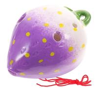 DRESSOOS Beginner Boys and Girls Ocarina Flute Instrument Ceramic Craft Toy for Music Lessons