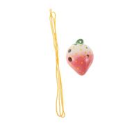 DRESSOOS Beginner's Fruit Ocarina Boys and Girls Musical Instrument Strawberry Design Material