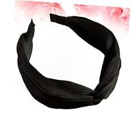 DRESSOOS Black Wide Cloth Headband for Women and Fashion Hair Accessory for Daily Wear and Parties Chic Simple Design Hairband Gift