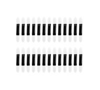 DRESSOOS Brush Applicator Application for Sizes round, Precision 100pcs Double-ended Eyeshadow Sponge Brushes with Two White Makeup Sponges and for Parties Travel