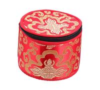 DRESSOOS Buddhist Sound Bowl Carrying Case Meditation Singing Bowl Holder Bag Zipper Soft Material Multi-functional Use As Mat for Storage