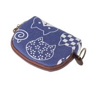 DRESSOOS Canvas Japanese Style Change Bag Coin Purse Vintage Adorable Small Storage Bag for Shopping and Travel Random Style