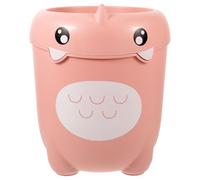 DRESSOOS Cartoon Dinosaur Lidless Plastic Wastebasket for Room Decor
