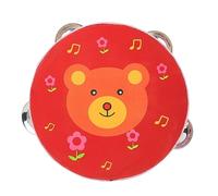 DRESSOOS Cartoon Hand Drum Musical Toy for Boy Girl Double-sided Percussion Instrument Design Engaging Boy Girl Music Early Development and Listening Skills