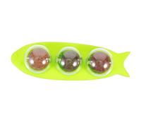 DRESSOOS Catnip Balls Teeth Cleaning Snacks for Cats Wear-resistant Rotating Catnip Balls Funny Kitten Teething Toys for Daily Use