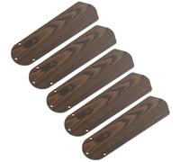 DRESSOOS Ceiling Fan Blades Replacement Streamlining Replacement Wooden 5pcs Fan Leaves for Easy Airflow Upgrade with 8mm Hole Diameter 16.54 Inch Double Sided Suitable for Patio