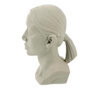 DRESSOOS Classic Gypsum Bust Statue with Lightweight and Stable Structure, for Shelf Decoration and Special Festivals, Female Character Bust Figurine for Desktop Ornaments and Art Practice