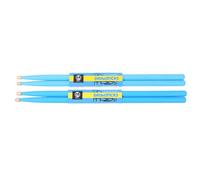 DRESSOOS Colored Maple Drum Sticks 5a Blue 4pcs Percussion Instrument Sticks for Drumming and Music Practice
