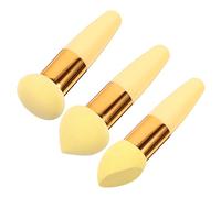 DRESSOOS Concealer Sponge Makeup Brush 3pcs Beauty Pen Set Wet Dry Makeup Sponges Beauty Supplies Cosmetic Tools