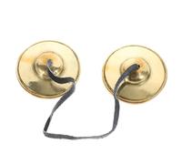 DRESSOOS Copper Pull Bell Tibetan Cymbals Meditation Bell Hand Percussion Instrument for Music Lovers