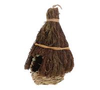 DRESSOOS Cozy Outdoor Hut for Small Birds Durable Natural Nesting Structure for Gardens Patios Balconies Birding