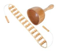 DRESSOOS Creative Wooden Cup Massager for Personal and Home Use with Safe Design to Relax Muscles, Multi-Function Scraping and Cupping Tool for Effective Lymphatic Massage and Muscle Relief