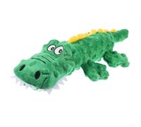 DRESSOOS Crocodile Toy Plush Squeaky Dog Animal Shaped for Puppy Teething Plaything Dogs