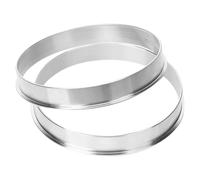 DRESSOOS Cup Sealing Machine Gasket 90mm, Silver Aluminum Seal Ring, 2pcs Replacement Parts for Automatic Milk Tea Machine in Milk Tea Shop