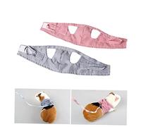 DRESSOOS Cute Guinea Pig Harness Lightweight Cotton Vest Stripes Comfortable Pet Leads for Small Animals