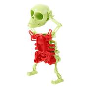 DRESSOOS Dancing Clockwork Skeleton for Halloween Party Trick Prop Sensory Hand with Bright Colors for Desktop Decoration and Fun Entertainment