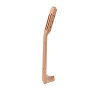 DRESSOOS Diy Guitar Parts Kit Unfinished Guitar Neck Fretboard Wood Crafted Neck Rest Cradle