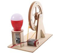DRESSOOS DIY Hand Cranking Generator Kit Educational Science Experiment for Learn Mechanical Principles with Assembly Play for Boys and Age Random Color