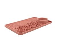 DRESSOOS Dog Cat Slow Feeding Pad Licking Mat Non-slip Suction Cup Train Eating Habits Easy to Clean
