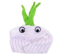 DRESSOOS Dog Hat Garlic Design Warm Pet Headband Multi-purpose Pet Headdress Photo Prop